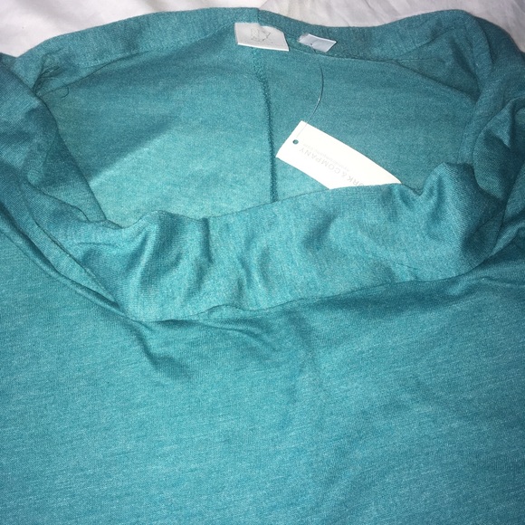 NY&C lightweight green cowl knitted top - Picture 6 of 8